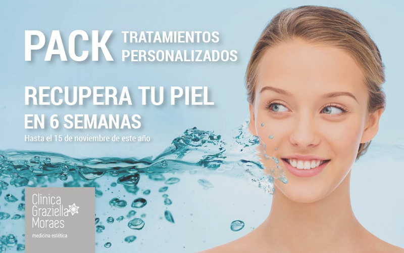 Pack de tratamientos personalizados para recuperar tu piel en seis semanas