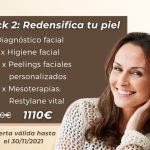 Promoción Medicina Estética: PACK "Redensifica tu piel". Promoción para mejorar aspecto facial: diagnóstico facial - higiene facial - peelings faciales - mesoterapia facial
